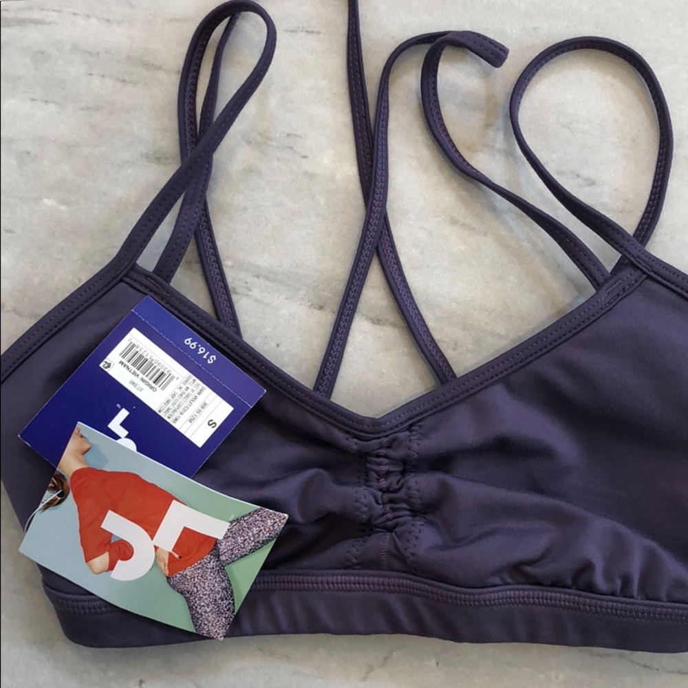 Joy lab women’s sports bra purple size small new